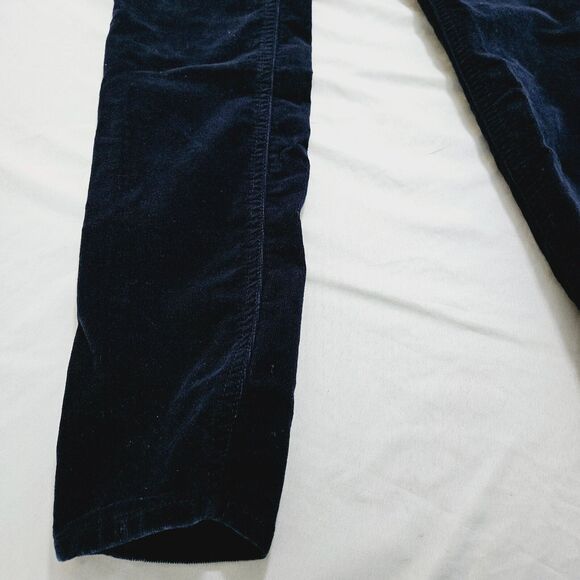 Hydraulic Womens Corduroy Pants Blue Size 6 Cotton Blend Stretch Pockets Button - Picture 11 of 12